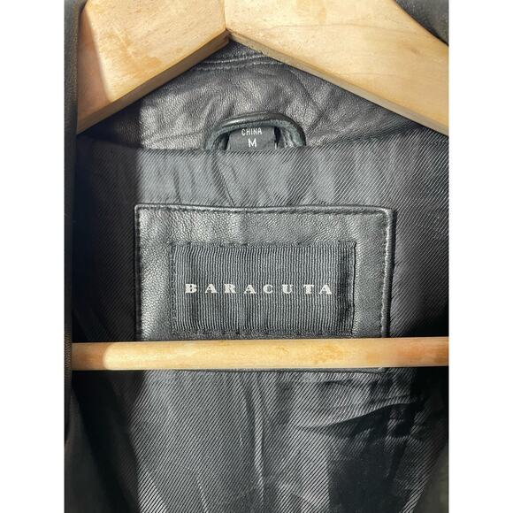 Baracuta Mens Leather Jacket Bomber Size Medium Vintage - Picture 3 of 7